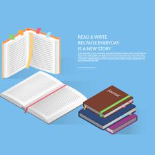 書本讀書的資料海報背景設計 融合美學與功能性的圖書設計藝術